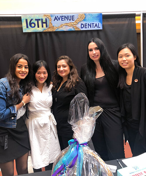Our Dr. My Le on her 16th Avenue Dental Stand with her friends